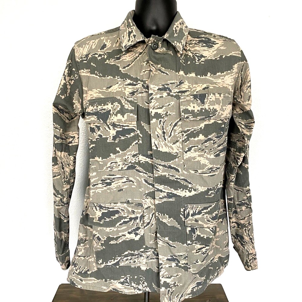 US Air Force Digital Camouflage Uniform Utility Shirt Long Sleeve Camo USAF 36R